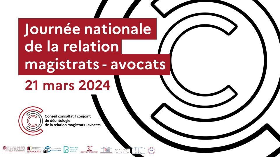 Flyer Journée nationale de la relation magistrats - avocats